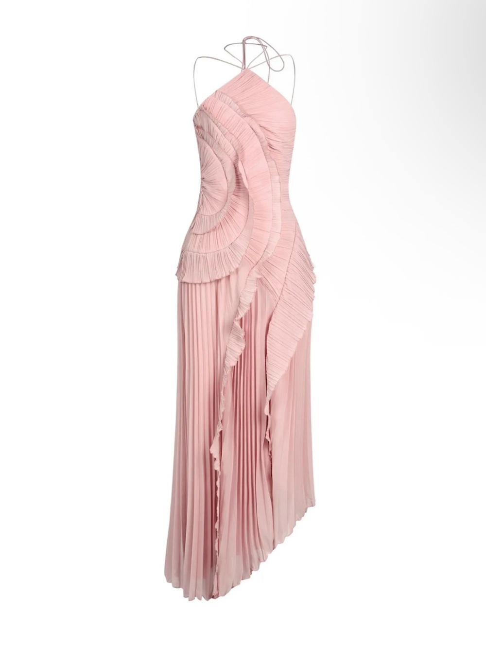 Pleated Pink Dress